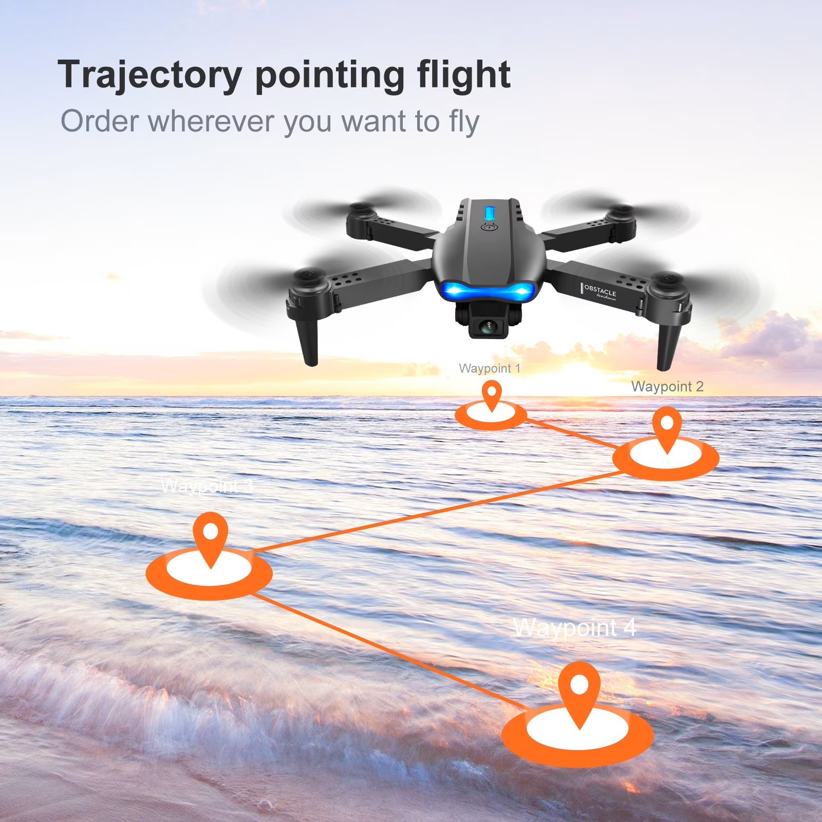 The 2026 upgraded E88 PRO MAX  - Drone Racing Camera review and price