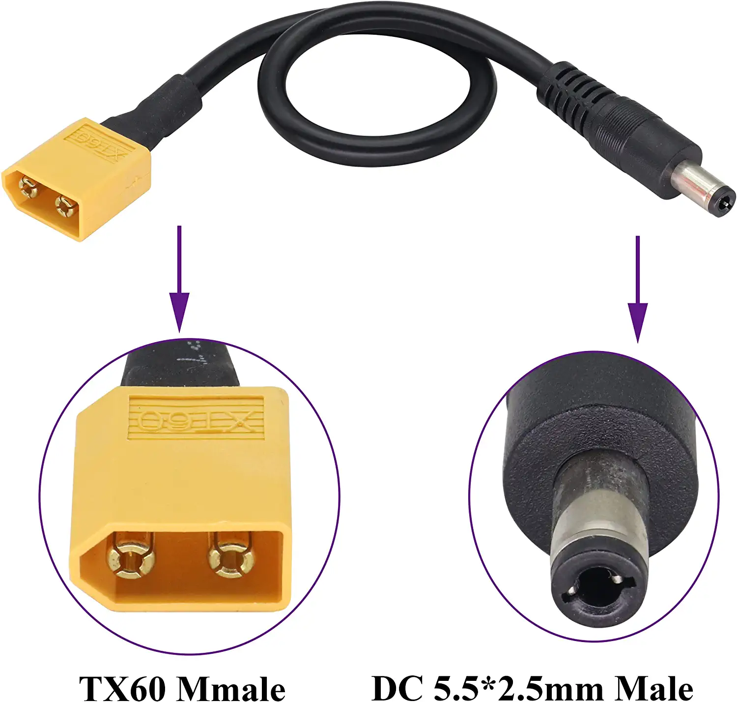 XT60 Adapter Cable XT60 Male t - Drone Racing Gate review and price