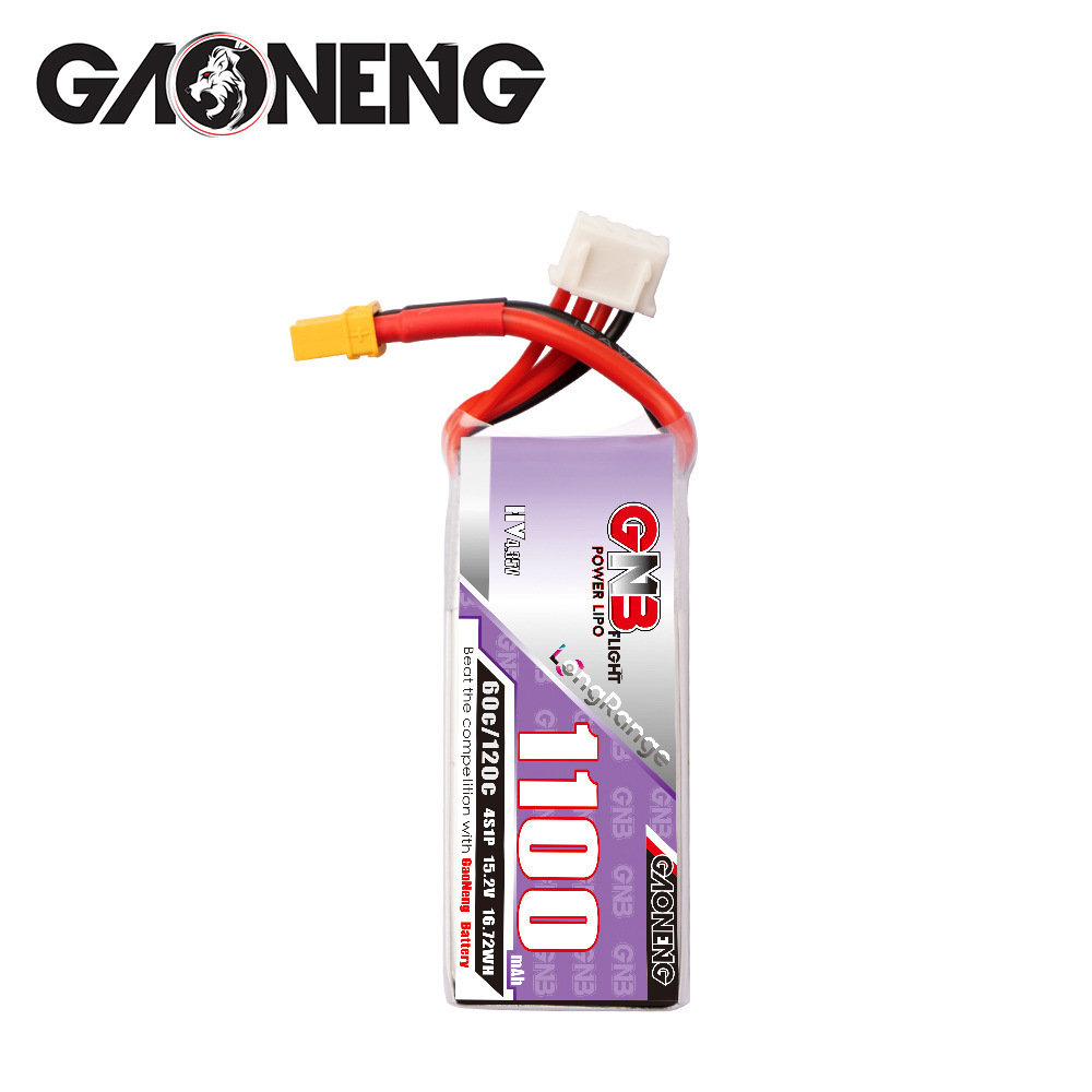 GNB 4S 1100mAh 60C/120C HV Lip - Drone Racing Battery review and price