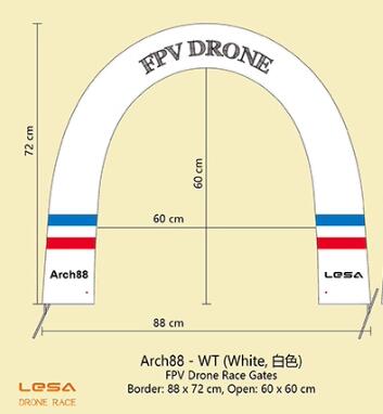 Arch88 Car Racing Gate Kit - 8 - Drone Racing Flag review and price