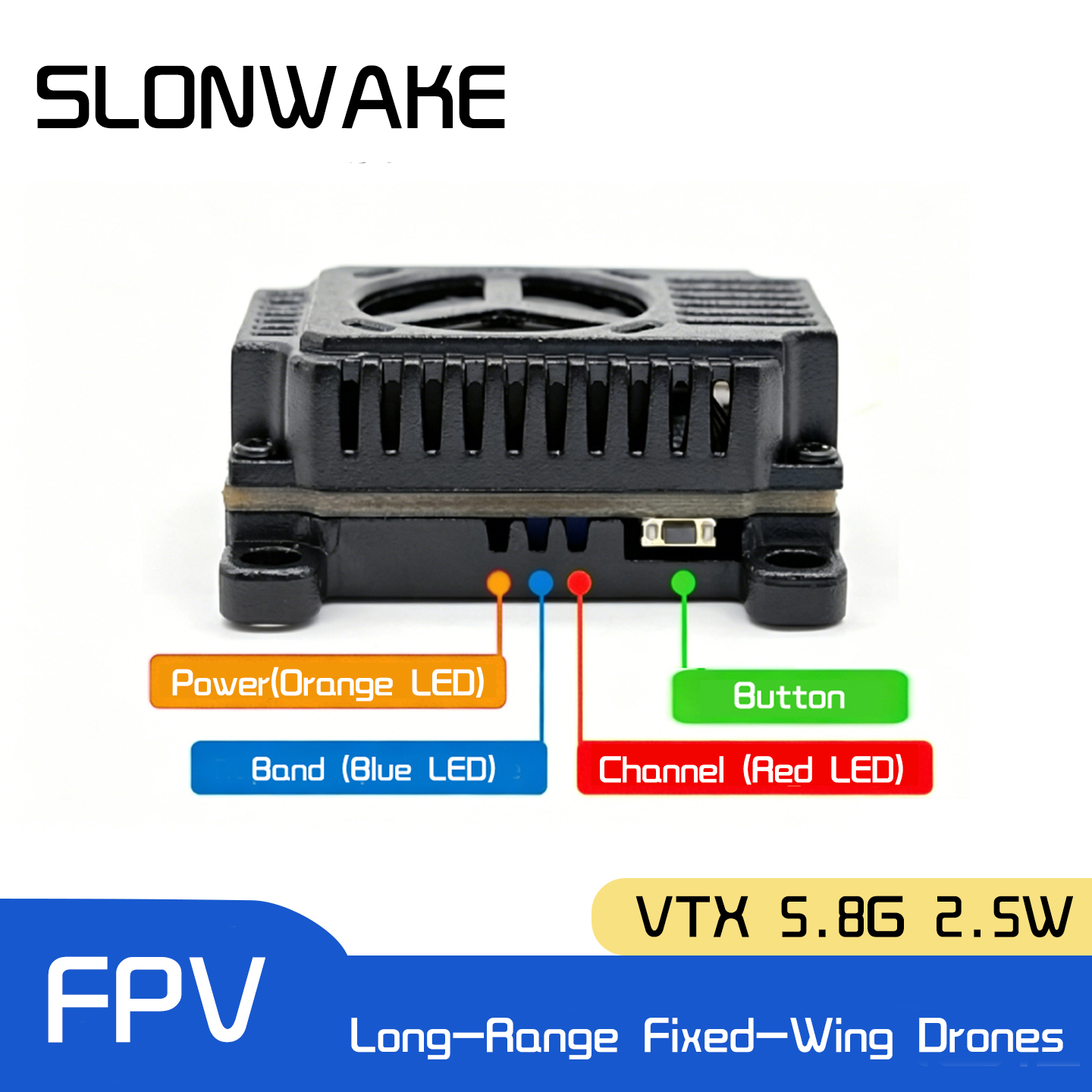 SLONWAKE 5.8G 48CH FPV Transmi - Drone Racing Vtx review and price