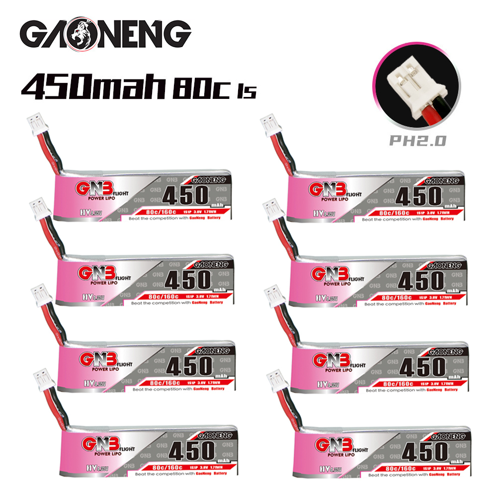 GNB HV 1S 3.8V 450mAh 80C/160C - Drone Racing Battery review and price