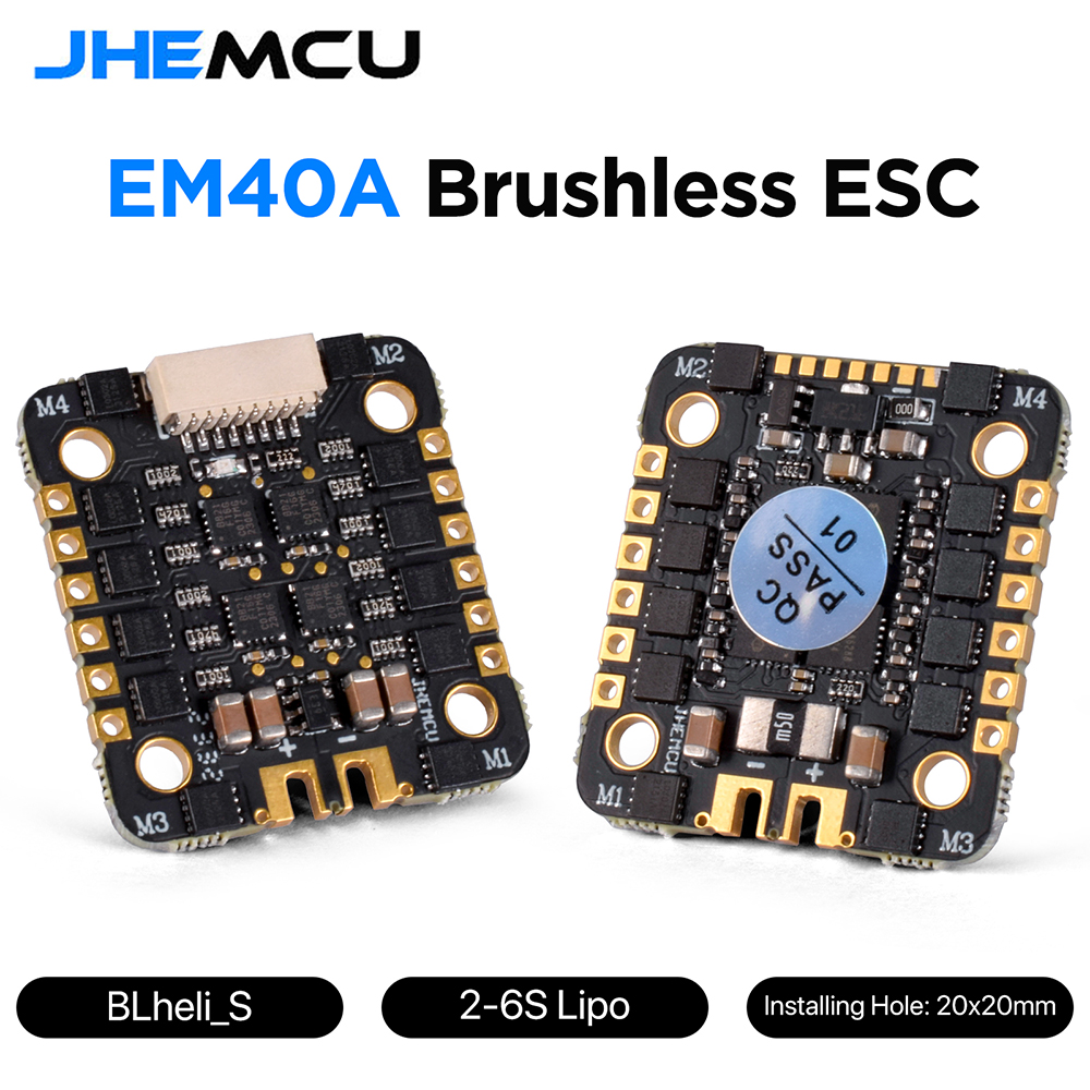 JHEMCU EM40A 40A BLheli_S 4in1 - Drone Racing Esc review and price